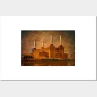 Industrial Grandeur - Old Power Station, London Posters and Art